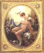 Anne-Louis Girodet-Trioson Madeomiselle Lange as Danae china oil painting reproduction